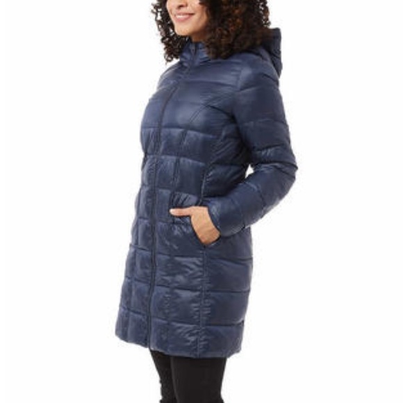 Aventure Ladies' Size XL 3/4 Length Puffer Jacket  Navy Night NWT - Picture 2 of 14